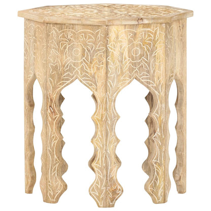 Side Table Ø48 cm Solid Mango Wood