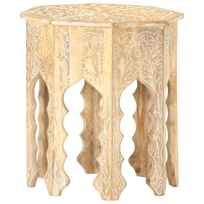 Side Table Ø48 cm Solid Mango Wood