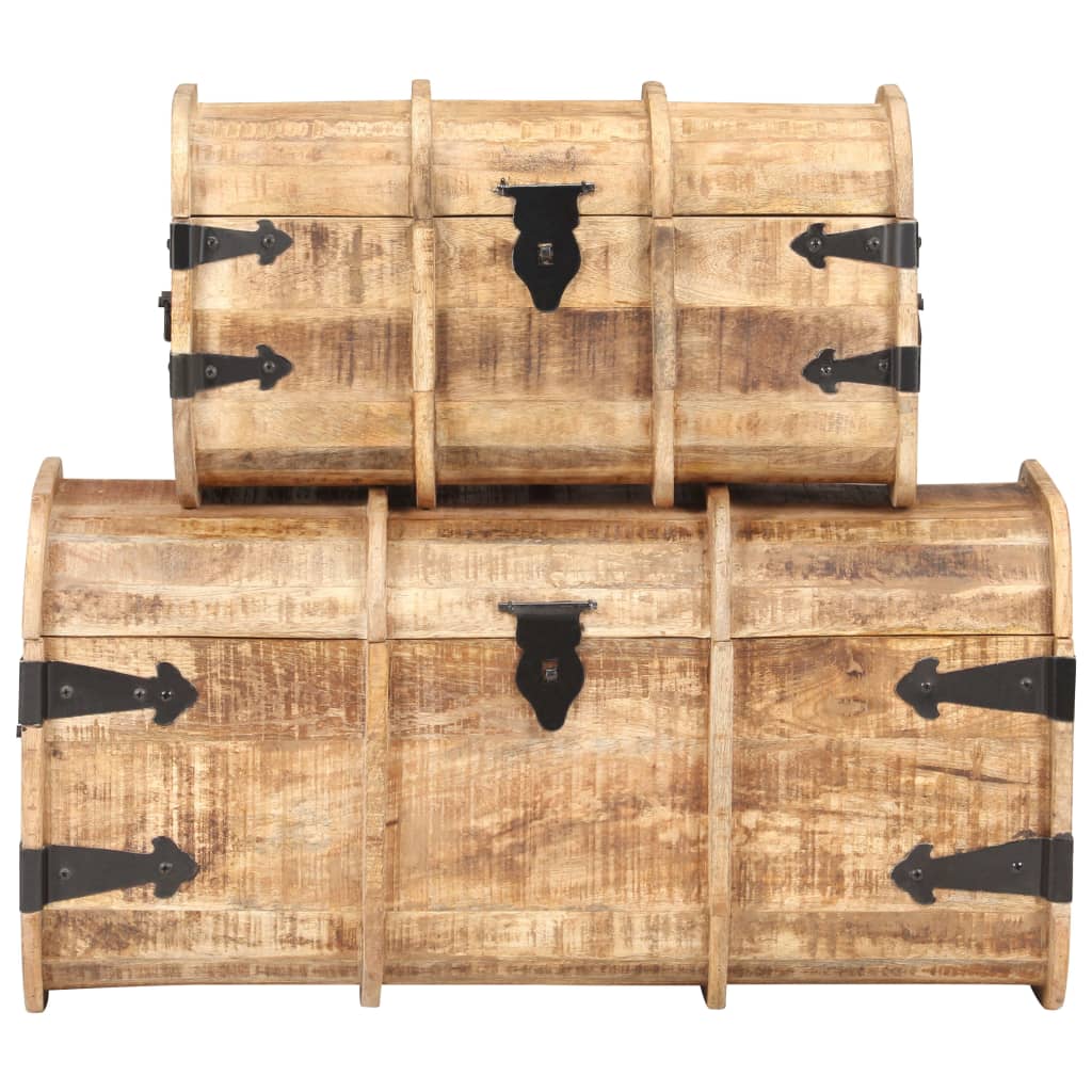 Storage Chest | Natural wood | Solid Mango Wood | Medium | Storage Chest
