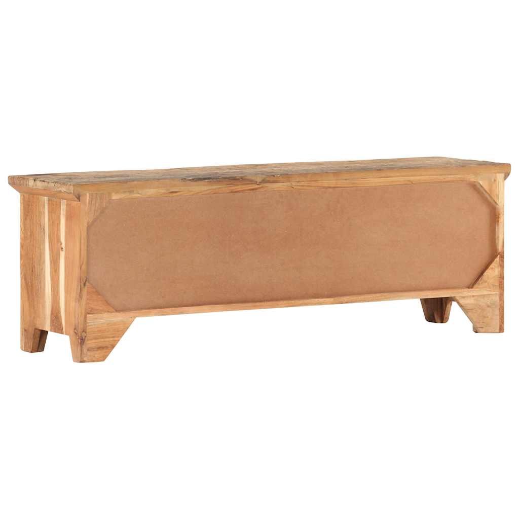 320380 vidaXL TV Cabinet 120x30x40 cm Solid Acacia Wood and Reclaimed Wood