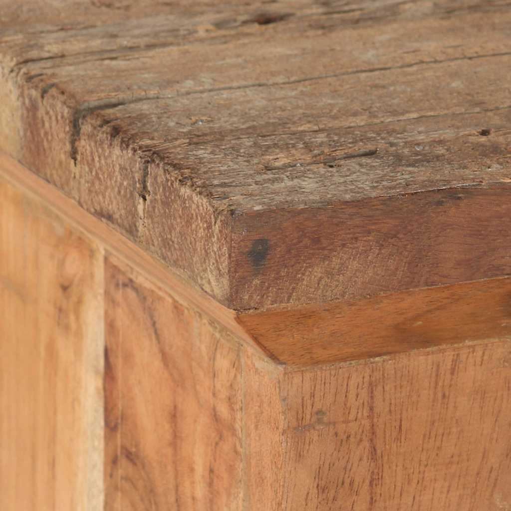 320380 vidaXL TV Cabinet 120x30x40 cm Solid Acacia Wood and Reclaimed Wood