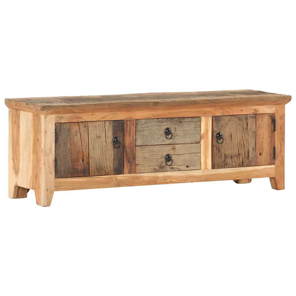 320380 vidaXL TV Cabinet 120x30x40 cm Solid Acacia Wood and Reclaimed Wood