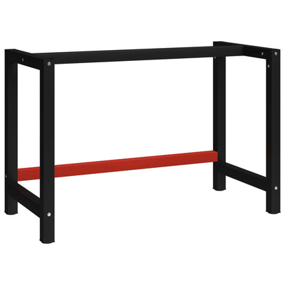 Metal Frame | Black and Red | Metal with powder-coating | Large