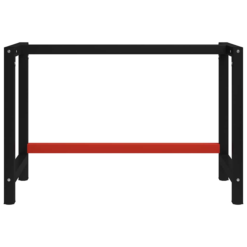 Metal Frame | Black and Red | Metal with powder-coating | Large