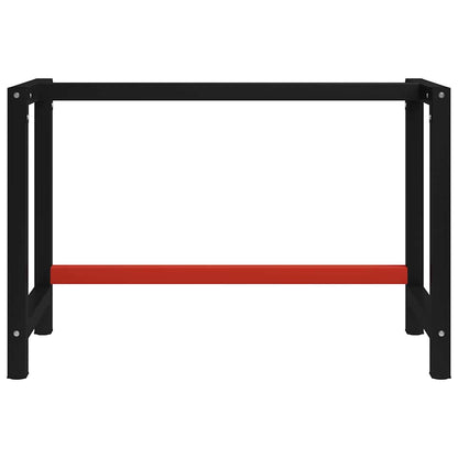 Metal Frame | Black and Red | Metal with powder-coating | Large