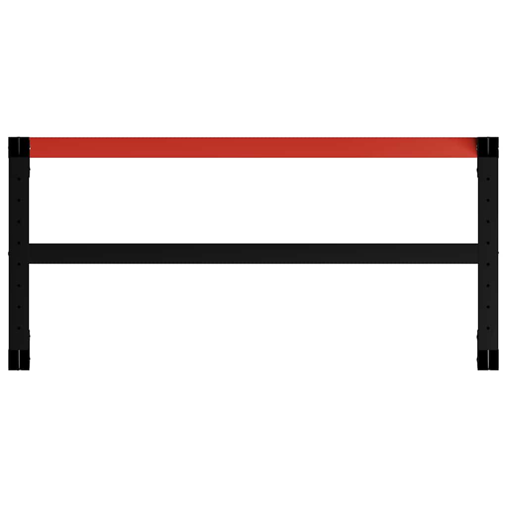 Metal Frame | Black and Red | Metal with powder-coating | Large
