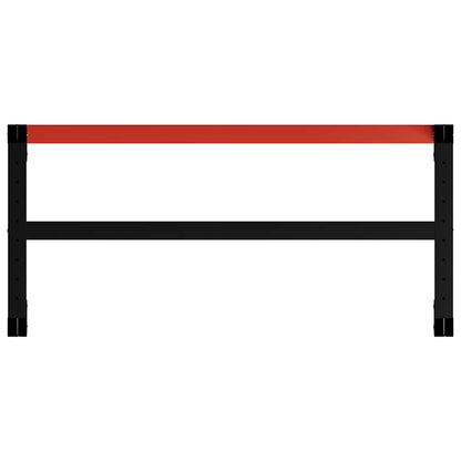 Metal Frame | Black and Red | Metal with powder-coating | Large