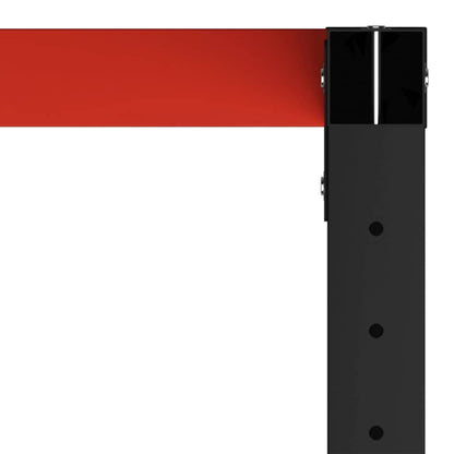 Metal Frame | Black and Red | Metal with powder-coating | Large