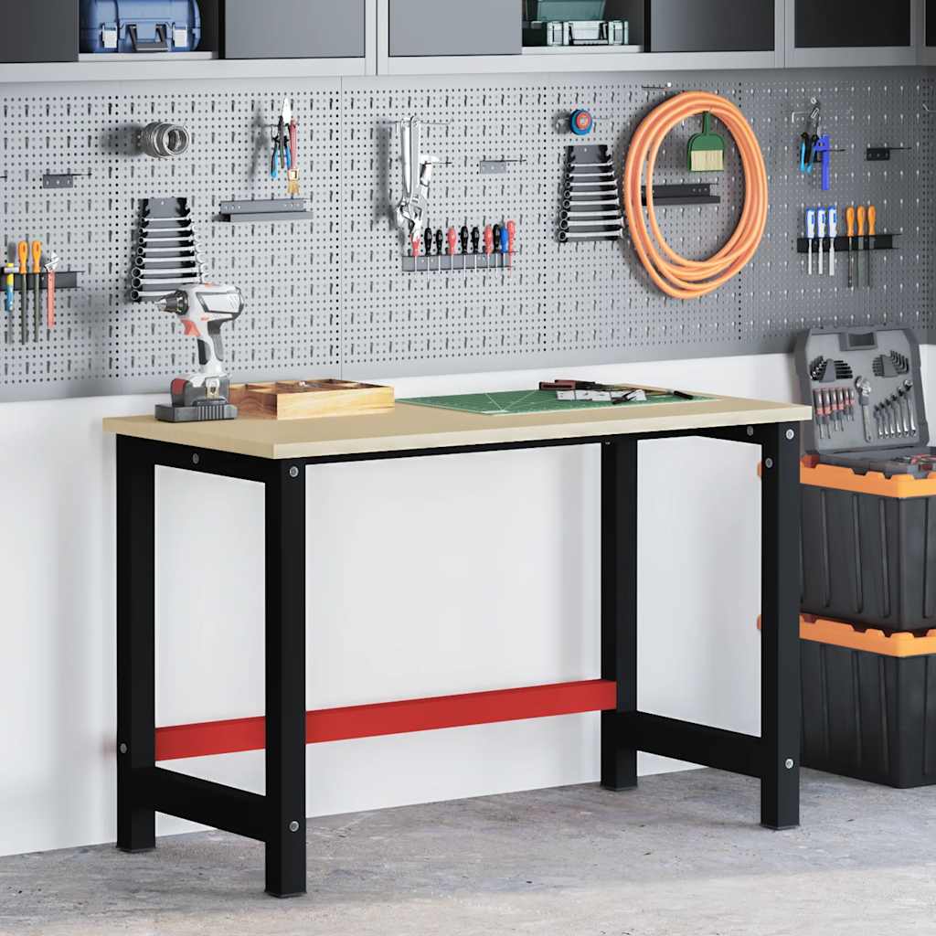 Metal Frame | Black and Red | Metal with powder-coating | Large