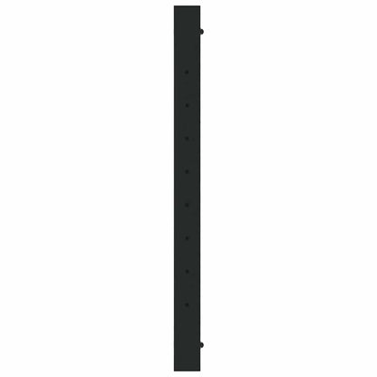 Adjustable Work Bench Frames 2 pcs Metal 55x(69-95.5) cm Black