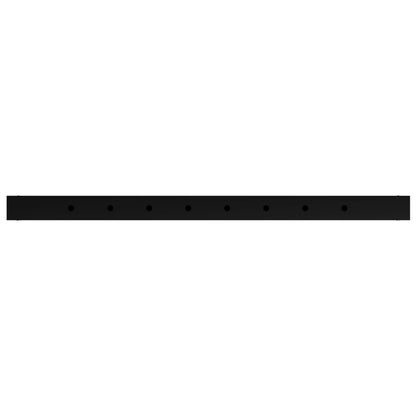 Adjustable Work Bench Frames 2 pcs Metal 85x(69-95.5) cm Black