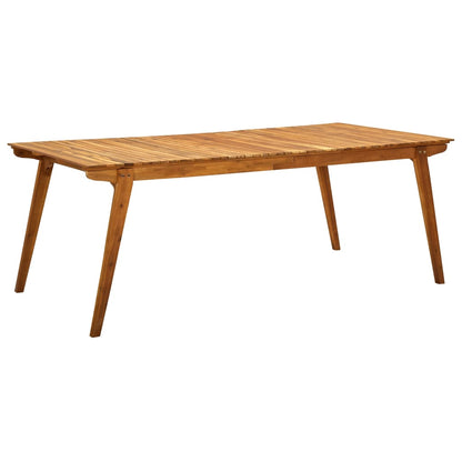 Garden Table 201.5x100x75 cm Solid Acacia Wood