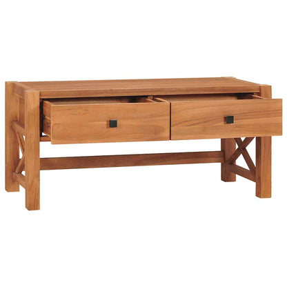 325266 vidaXL TV Cabinet 100x40x45 cm Teak Wood