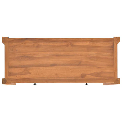 325266 vidaXL TV Cabinet 100x40x45 cm Teak Wood