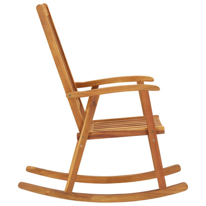 Rocking Chair | Brown | Solid Acacia Wood | Large | Durable