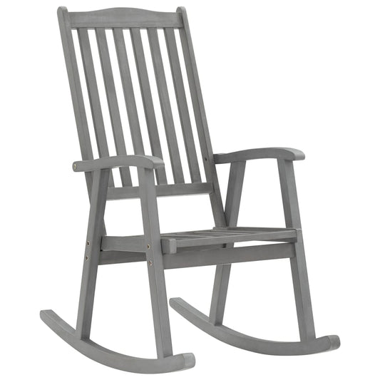 Rocking Chair | Grey | Solid Acacia Wood | Standard |  Durable