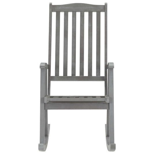 Rocking Chair | Grey | Solid Acacia Wood | Standard |  Durable