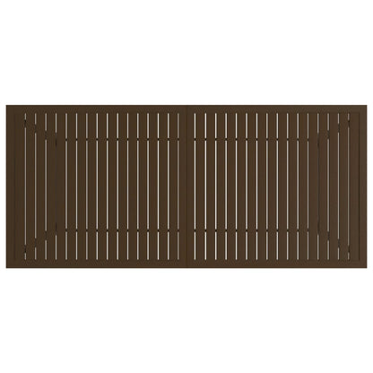 312281 vidaXL Garden Table Brown 190x80x72 cm Steel