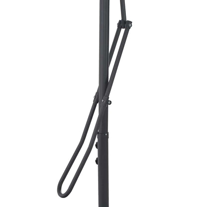 Garden Parasol with Steel Pole Bordeaux Red 250x250x230 cm