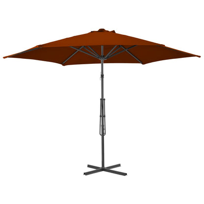 Garden Parasol | Terracotta | Fabric | 300 cm diameter