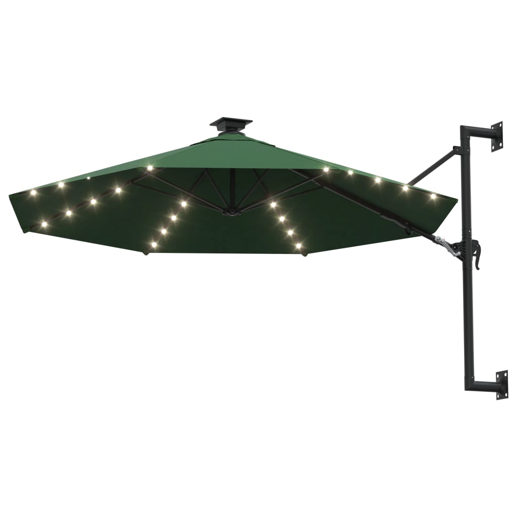 Garden Parasol | Green | Polyester | Large | Tiltable | Garden Parasol