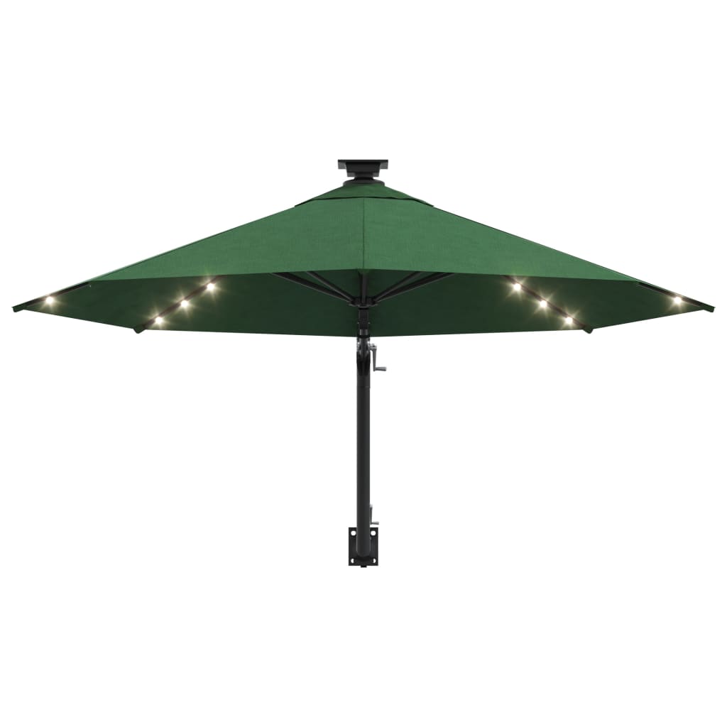 Garden Parasol | Green | Polyester | Large | Tiltable | Garden Parasol