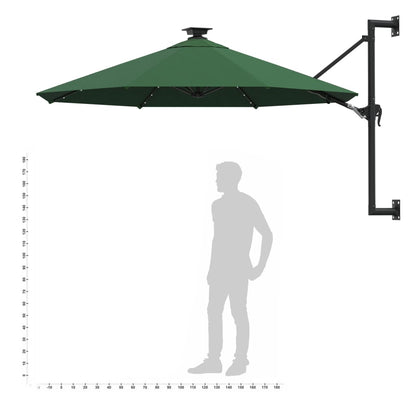 Garden Parasol | Green | Polyester | Large | Tiltable | Garden Parasol