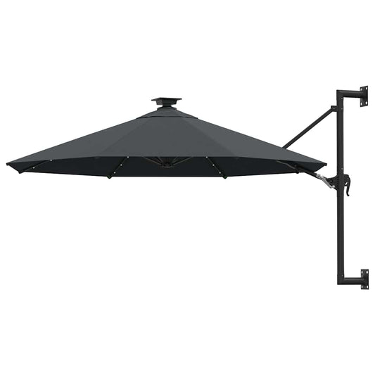 Garden Parasol | Anthracite | Polyester fabric, Metal | Large | Tiltable