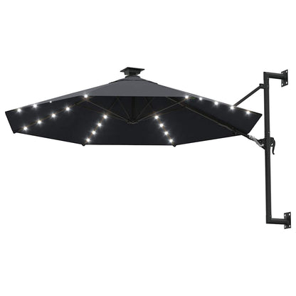 Garden Parasol | Anthracite | Polyester fabric, Metal | Large | Tiltable