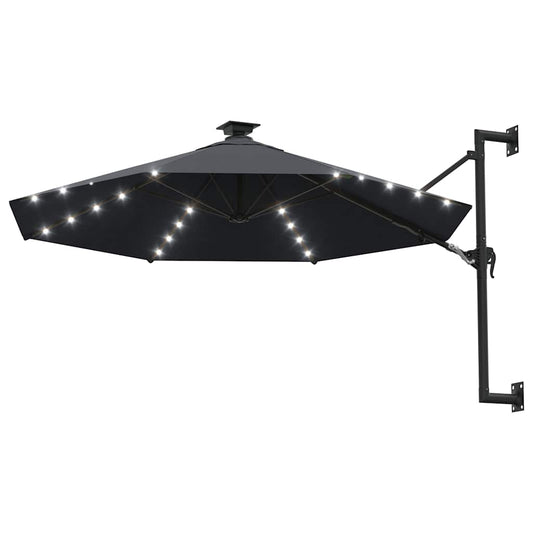 Garden Parasol | Anthracite | Polyester fabric, Metal | Large | Tiltable