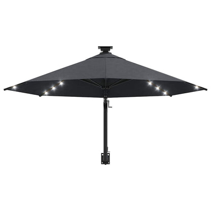 Garden Parasol | Anthracite | Polyester fabric, Metal | Large | Tiltable