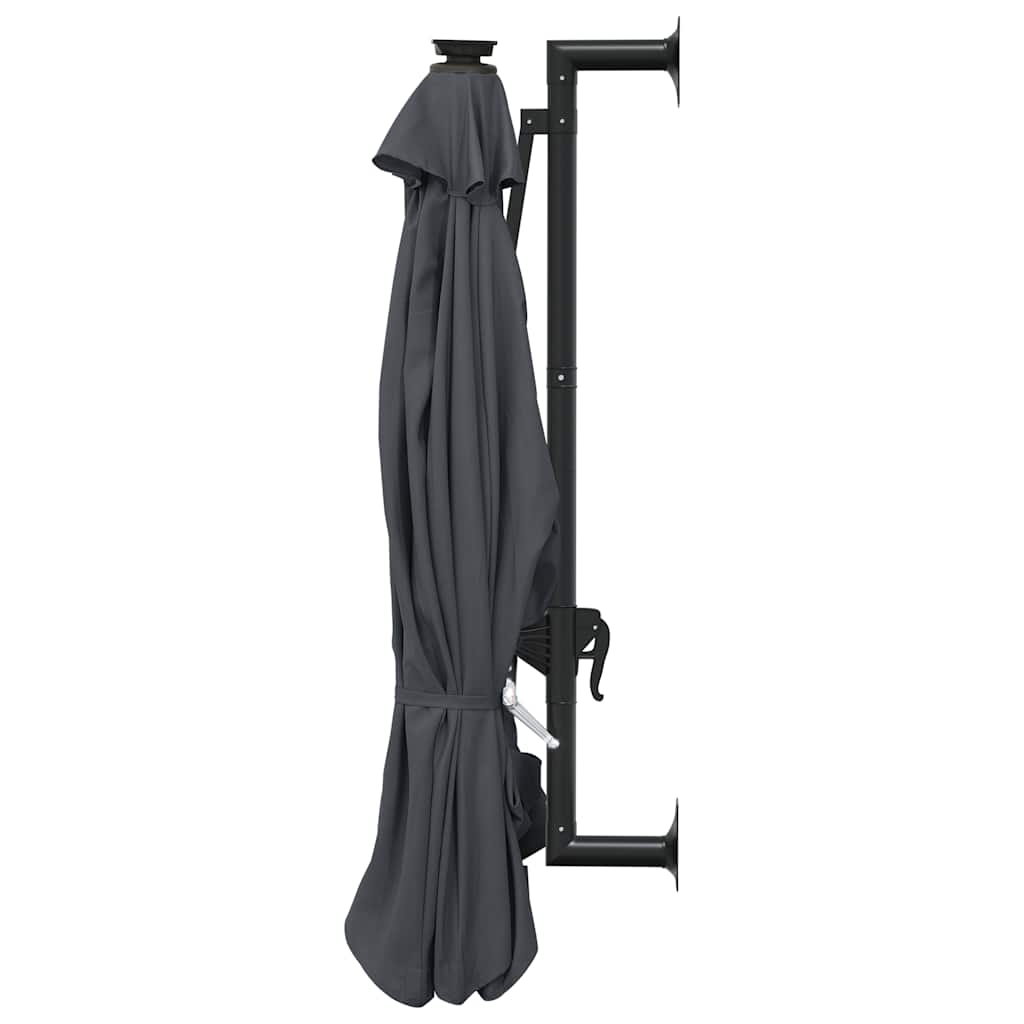 Garden Parasol | Anthracite | Polyester fabric, Metal | Large | Tiltable