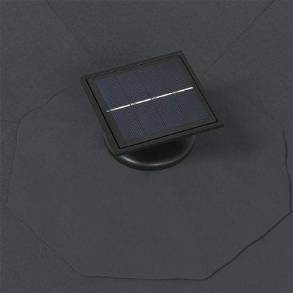 Garden Parasol | Anthracite | Polyester fabric, Metal | Large | Tiltable