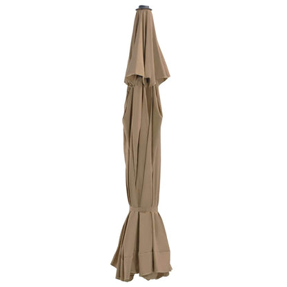Replacement Fabric for Outdoor Parasol Taupe 515 cm