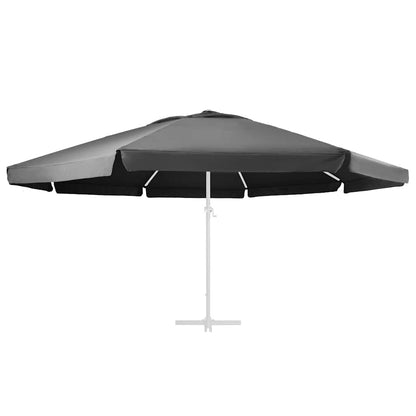 Replacement Fabric for Outdoor Parasol Anthracite 610 cm