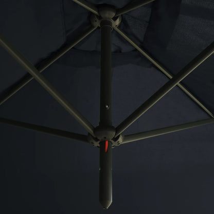 Garden Parasol | Anthracite | Polyester, Steel | Double