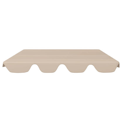 Replacement Canopy for Garden Swing Beige 188/168x145/110 cm