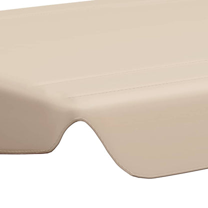 Replacement Canopy for Garden Swing Beige 188/168x145/110 cm