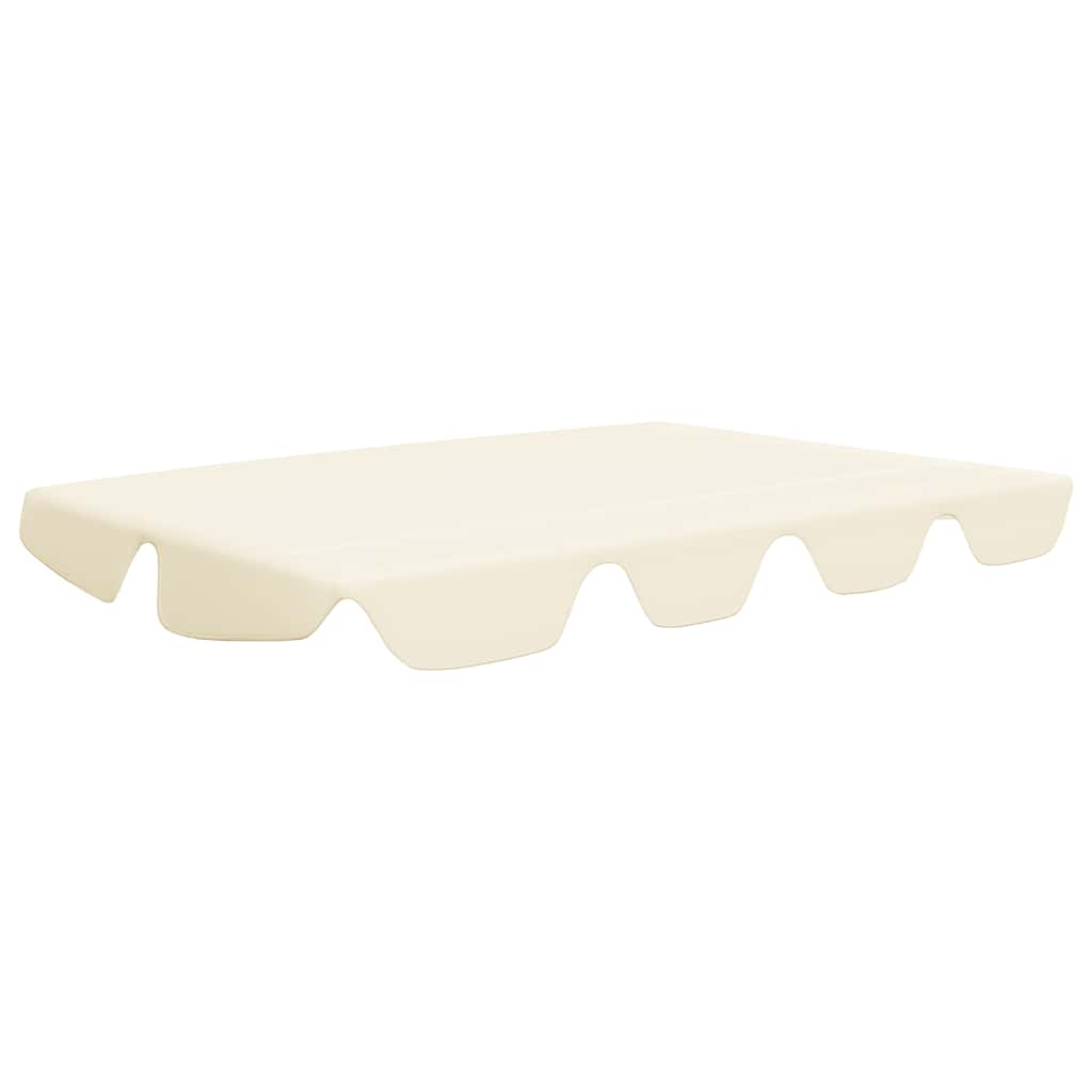Replacement Canopy for Garden Swing Cream 150/130x105/70 cm