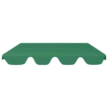 Replacement Canopy for Garden Swing Green 150/130x105/70 cm