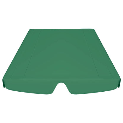 Replacement Canopy for Garden Swing Green 150/130x105/70 cm