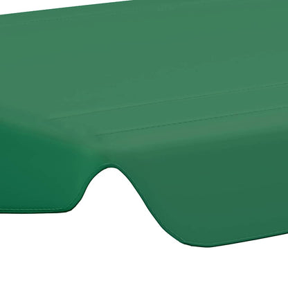 Replacement Canopy for Garden Swing Green 150/130x105/70 cm