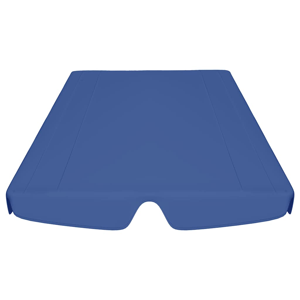 Replacement Canopy for Garden Swing Blue 150/130x105/70 cm