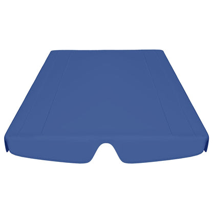 Replacement Canopy for Garden Swing Blue 150/130x105/70 cm