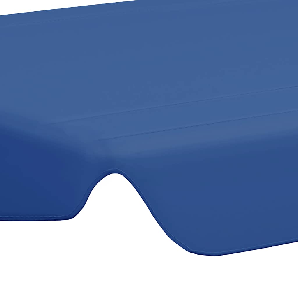 Replacement Canopy for Garden Swing Blue 150/130x105/70 cm