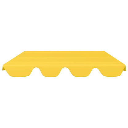 Replacement Canopy for Garden Swing Yellow 150/130x105/70 cm