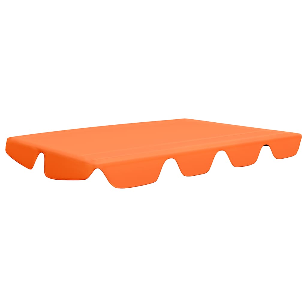 Replacement Canopy for Garden Swing Orange 150/130x105/70 cm