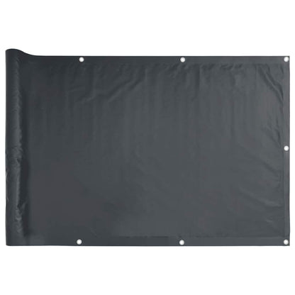 Balcony Screen Anthracite 75x300 cm Oxford Fabric