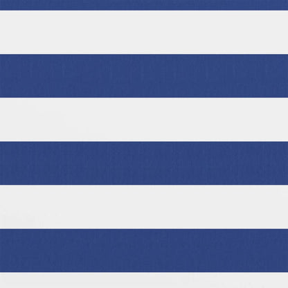 Balcony Screen White and Blue 75x400 cm Oxford Fabric