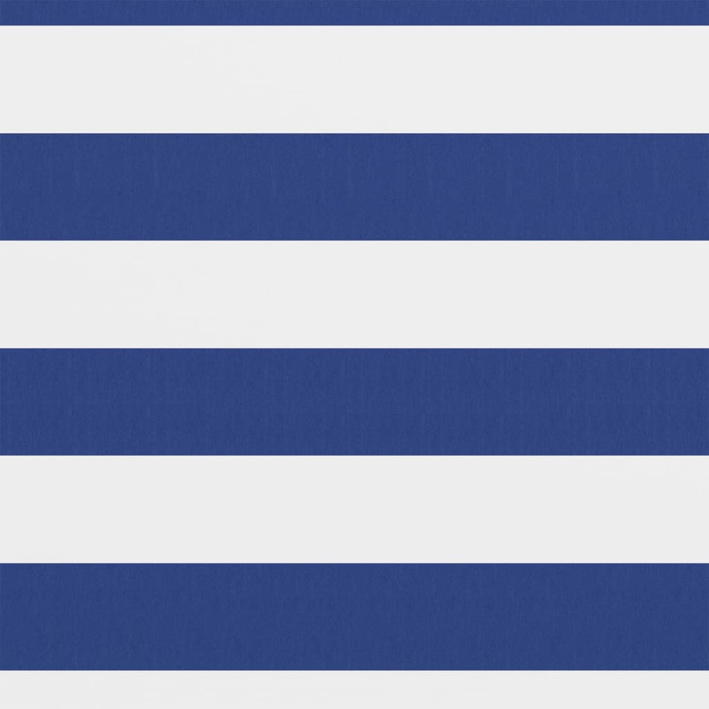 Balcony Screen White and Blue 75x600 cm Oxford Fabric